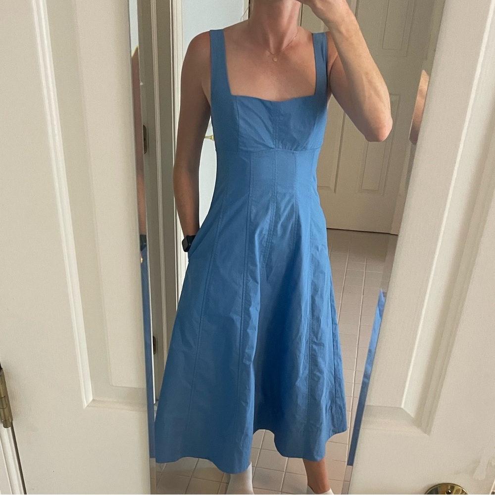 Blue Midi Sleeveless Dress - worn once!